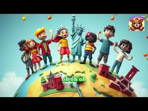 Around the World We Go! | Kids song | Nursery rhymes