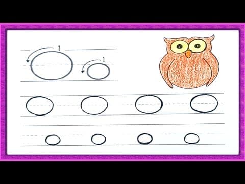 Tracing - tracing letter o - practice writing letter o - tracing letters for kids