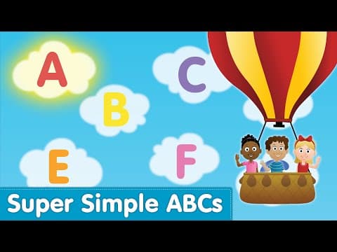The Super Simple Alphabet Song (Uppercase) | Super Simple ABCs