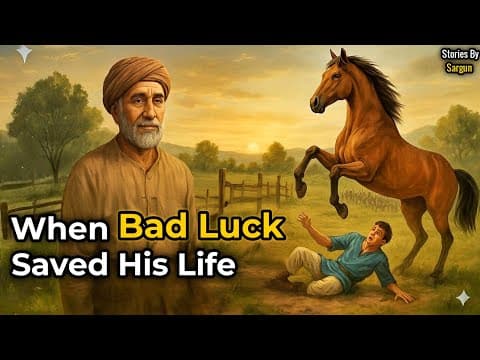 He Thought It Was Bad Luck… Then God Showed the Truth | Motivational Story By Stories By Sargun