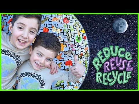 Reduce, Reuse Recycle for Kids ♻️ Save the Environment for Children 🌏 Save the Environment for Kids