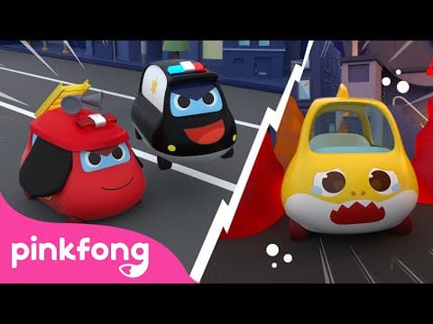 Go Go Super Rescue Team | Baby Shark 3D Cars
