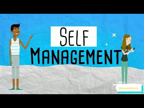 Social emotional learning video lessons week 9 self management