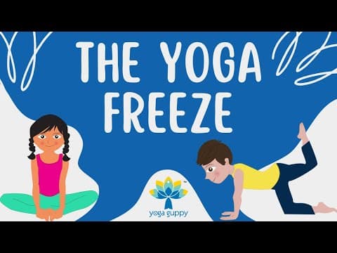 The Yoga Freeze | Warm Up | Action Song for Kids | Yoga Guppy by Rashmi Ramesh