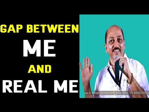 Gap Between Me and Real Me| KV Pradeep Motivational Speech IMPACT