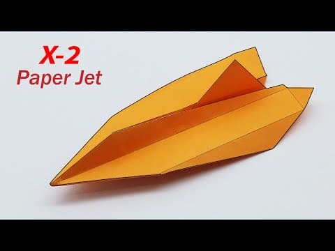 How To Make a Paper Jet Airplane