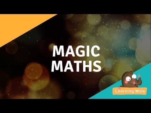 Math Tricks for Kids - Be a Mathemagician - Math fun - Math Magic - Magic Maths for kids