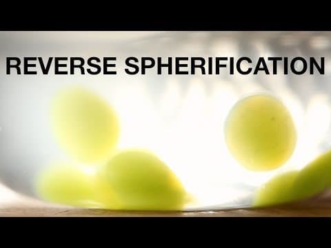 Demonstration of Reverse Spherification - YouTube