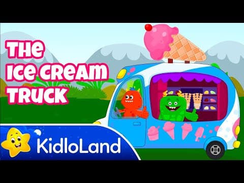 Wheels on The Ice Cream Truck - Nursery Rhymes Kids & Children Songs