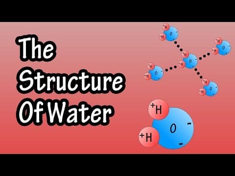 Structure Of Water Molecule - Chemistry Of Water - Properties Of Water - Composition Of Water