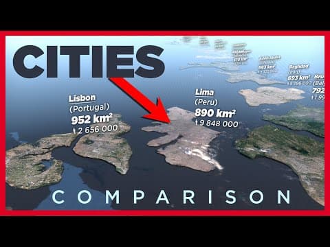 Cities size comparison