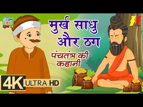 साधु और ठग | मजेदार कहानी | कैसे ठग ने बनाया साधु को बेफकूफ | 3S Kids TV
