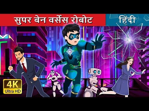 सुपर बेन वर्सेस रोबोट | Super Ben vs Robots in Hindi | ‪@HindiFairyTales‬