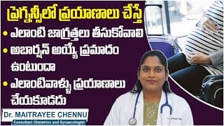 గర్భిణీలు ప్రయాణాలు చెయ్యొచ్చా | Is It Safe to Travel During Pregnancy in Telugu