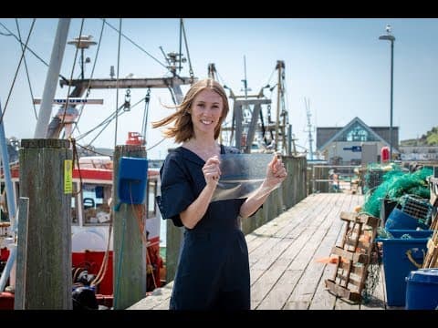 MarinaTex - a bioplastic made from fish waste - YouTube