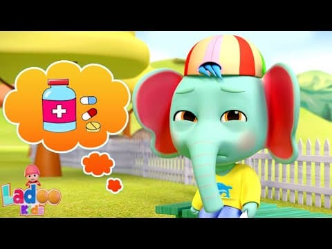 Ek Hathi Ko Aaya Bukhar, एक हाथी को आया बुखार, Hindi Nursery Rhymes for Babies