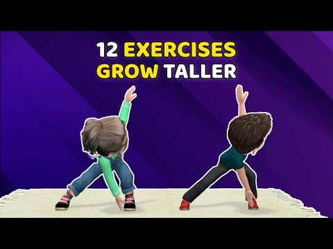 12 AMAZING EXERCISES TO GROW TALLER – KIDS WORKOUT