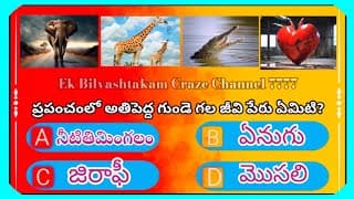 trivia quiz general knowledge॥Unknown Facts Telugu ॥General knowledge