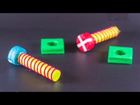 Science Projects | Nut And Bolt Model