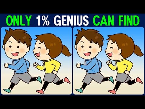 【Find the Difference】 Did you find all the differences? Then you are a genius!