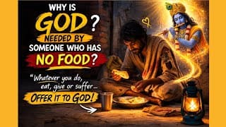 Problem 73: Why is God needed by someone who has no food?@BhagavadGita_problemstosolutio