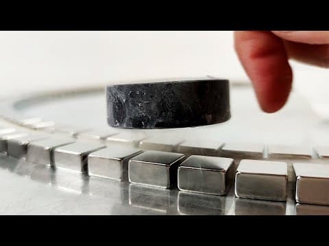 Quantum Levitation: When -196°C creates floating superconductors
