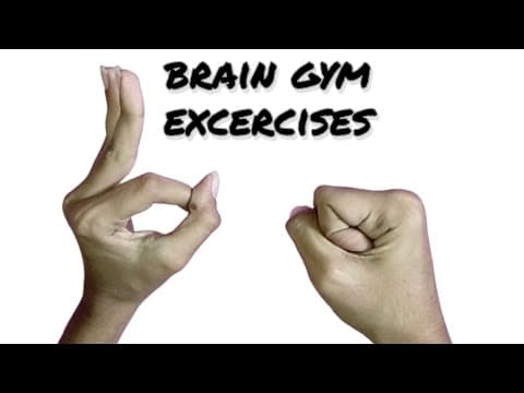 Brain gym | simple brain gym hand exercises | 7 ultimate brain boosting excercises