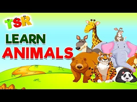 Learn Animals Name for Toddlers-Animals Name-Learn Animals Name-Kids Learning Videos