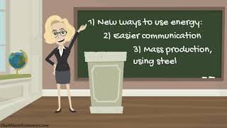 The First and Second Industrial Revolution Explained And Compared in One Minute| Dates|Facts|Economics