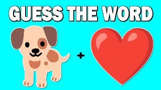 Can You Guess The Word by The Emoji?