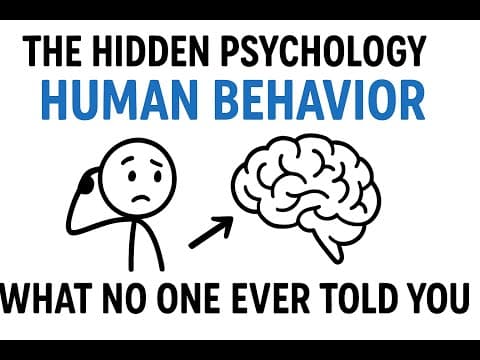 The Hidden Psychology of Human Behavior — What No One Ever Told You