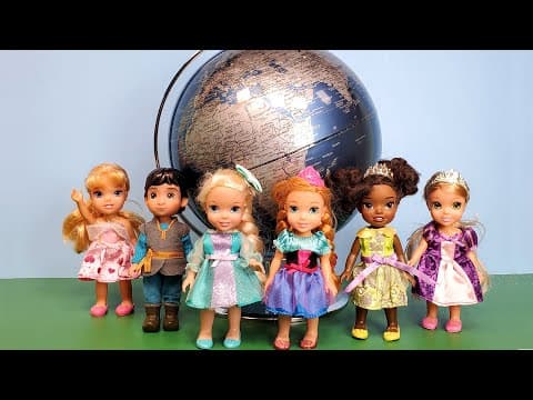 Kids Science Museum ! Elsa and Anna toddlers-field trip-Barbie