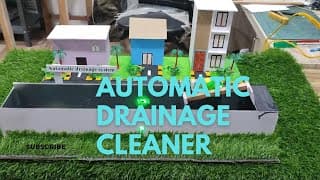 Inspired award project |Automatic Drainage Cleaner|LDR Sensor Based|Best School Project