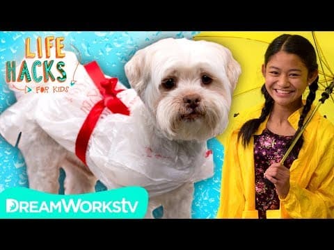 Dog Rain Coat + Other Waterproof Hacks | LIFE HACKS FOR KIDS