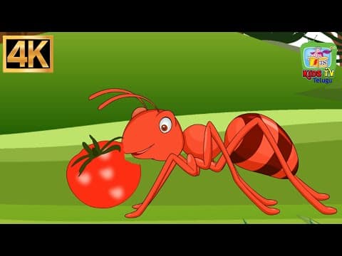 ఓహ్ టమోటాలు చాలా ఫన్నీ | Aaha Tamatar Bada Mazedar | Nursery rhymes In Telugu | Songs For Kids