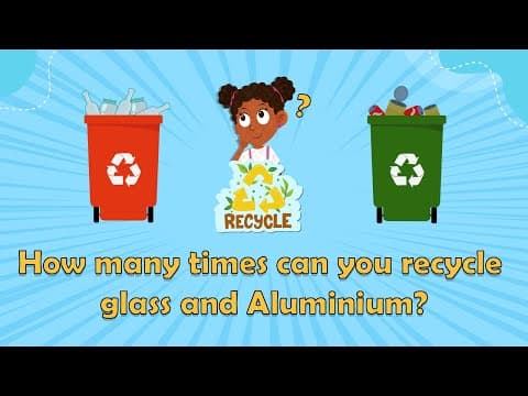 Recycling Facts for Kids- Glass Recycling Facts - Aluminium Recycling- Recycling for Kids