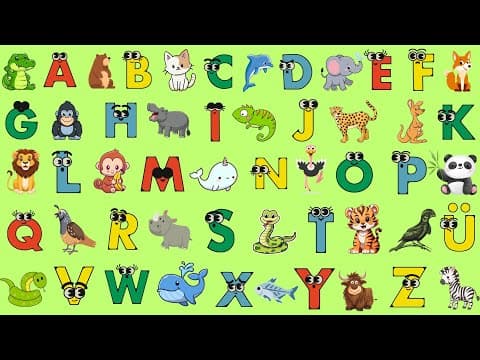 🎵 Fun Animal Sounds ABC Song for Kids 🦁🐯 Learn the Alphabet with Cute Animal Sounds! 🐶🐘