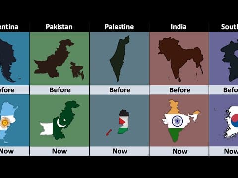 Countries Map In Past And Present