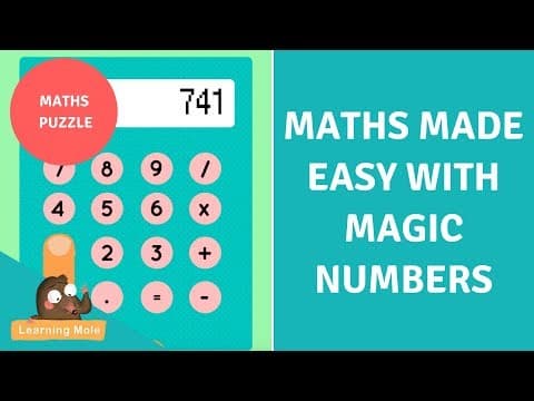 Math Puzzle - Math Made Easy with Magic Numbers - Maths Fun - Math Games for Kids