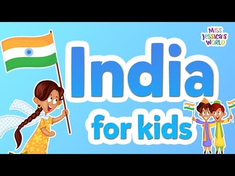 India: Five (5) Fun Facts | Kids cultural education | Elementary Lesson | Miss Jessica's World