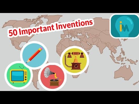 History of 50 important inventions timeline