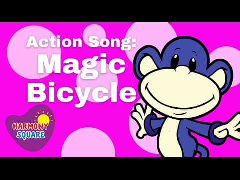 Action Songs for Kids: Magic Bicycle- The Monkeydoos from Harmony Square Kids Songs