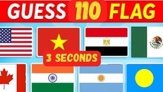 Guess the Country by the Flag | World Flags Quiz