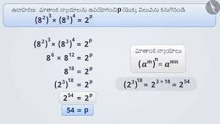 ఘాతాంకాల యొక్క 5 న్యాయాలు | Part 2/3 | 5 laws of exponents