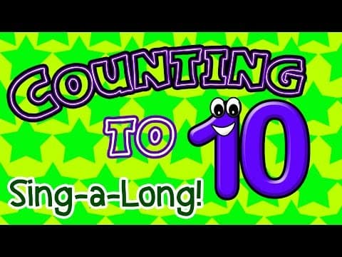 Counting to 10 with the sun - learning to count for kids - preschool children toddlers