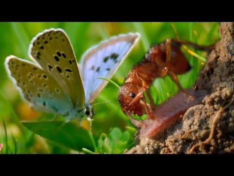 Ants Adopt a Butterfly