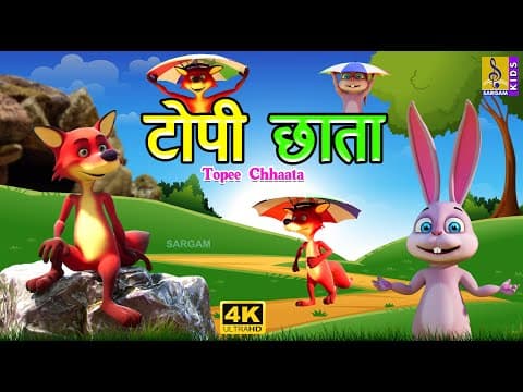 टोपी छाता | Kids New Animation Cartoon Story | Moral Story For Kids | Topee Chhaata #kidsstory #kids