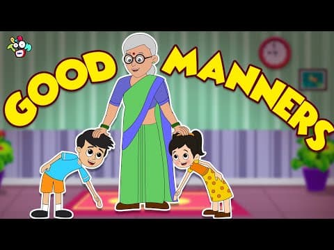 Good Manners | What to say when | Hindi Stories | Hindi Cartoon | हिंदी कार्टून | Puntoon Kids