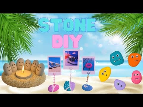 DIY Stone Crafts for Your Desk & Room