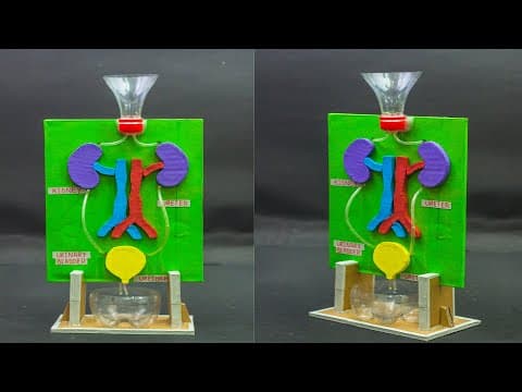 School Science Projects | Kidney Working Model